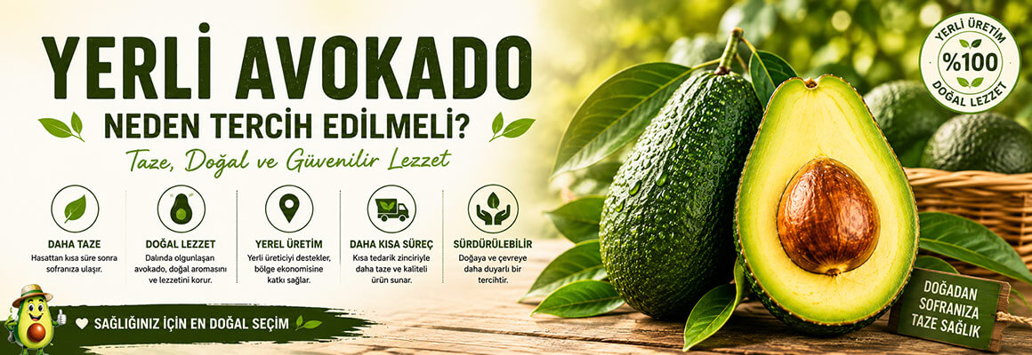 Yerli Avokado Neden Tercih Edilmeli?